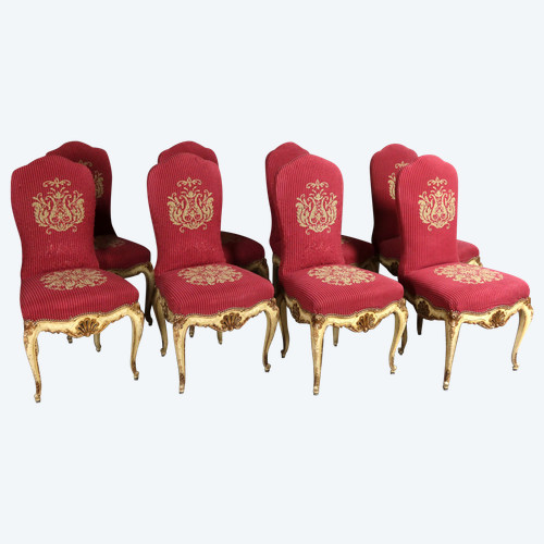 Chaises de salle à manger style Louis XV