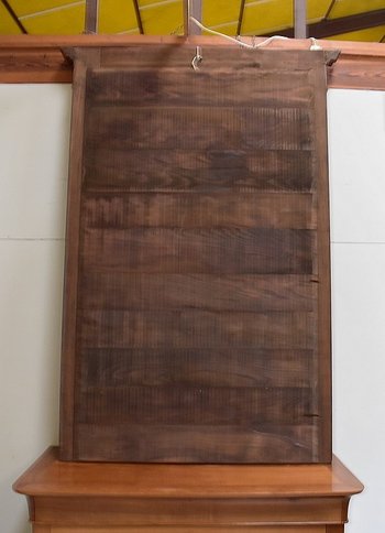 Large Mahogany Mirror, Louis XVI Style - Late 19th Century