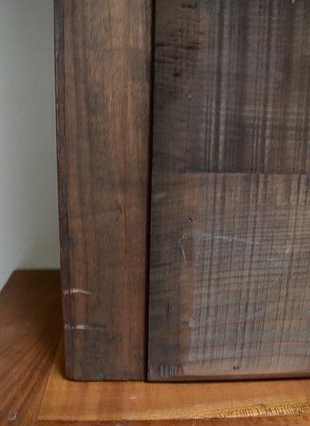 Large Mahogany Mirror, Louis XVI Style - Late 19th Century