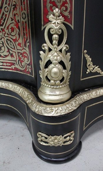 `Boulle` Intarsienschrank, Napoleon III. Periode - Mitte des 19. Jahrhunderts