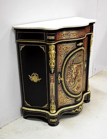 `Boulle` Intarsienschrank, Napoleon III. Periode - Mitte des 19. Jahrhunderts