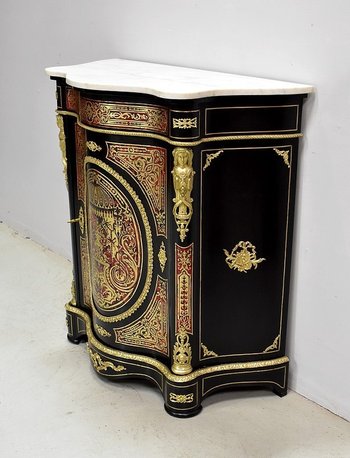 `Boulle` Intarsienschrank, Napoleon III. Periode - Mitte des 19. Jahrhunderts