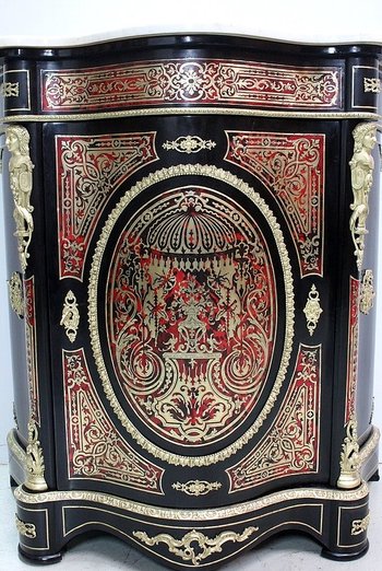 `Boulle` Intarsienschrank, Napoleon III. Periode - Mitte des 19. Jahrhunderts