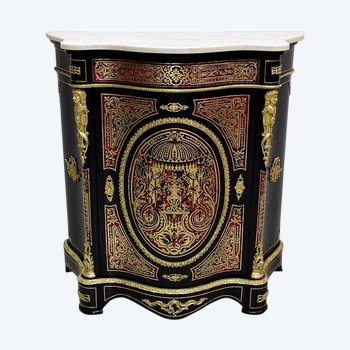 `Boulle` Marquetry Cabinet, Napoleon III Period - Mid 19th Century