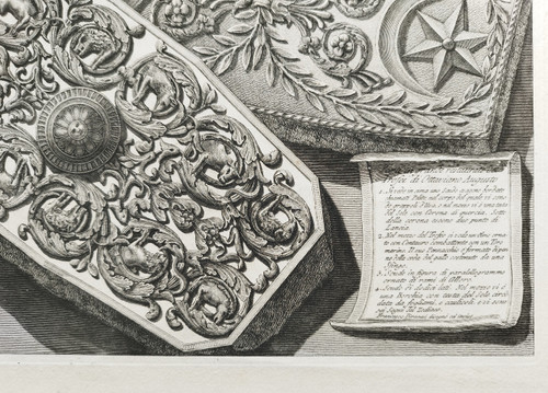  Francesco Piranesi, Trophäe, Von, Octave, Augustus, 7, 18. Jahrhundert, Gravur