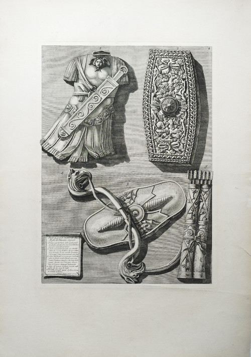  Francesco Piranesi Trophée De Octave Auguste 8 Gravure 18ème