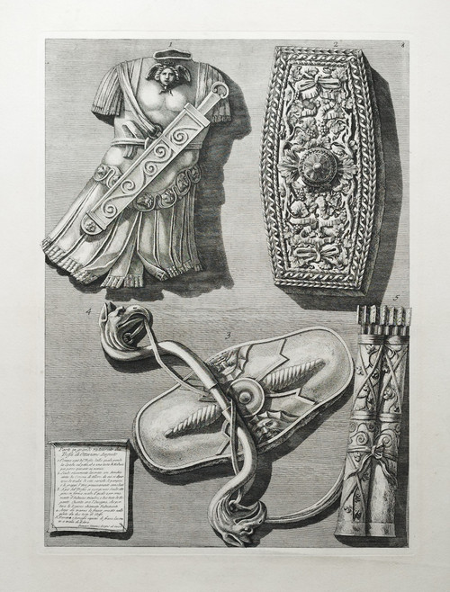  Francesco Piranesi Trophée De Octave Auguste 8 Gravure 18ème