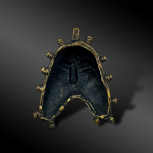 Piccola MASCHERA - Cultura Baoulé, Costa d'Avorio - Prima metà del XX secolo