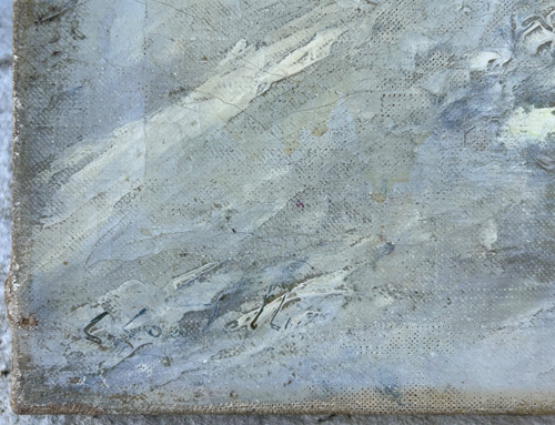 Clément Castelli (1870-1959) Huile Sur Toile Paysage De Montagne Début XXéme Siècle