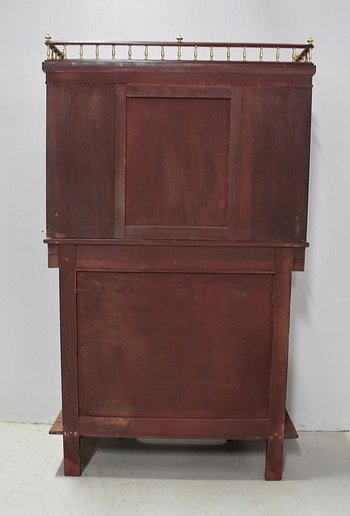 Cabinet en Acajou, style Louis XVI, époque Napoléon III - XIXe 