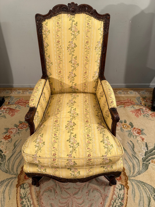 Importante Bergère In Noce Del Periodo Regency Circa 1720