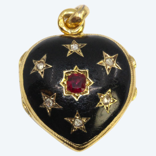 Pendentif Coeur 1800