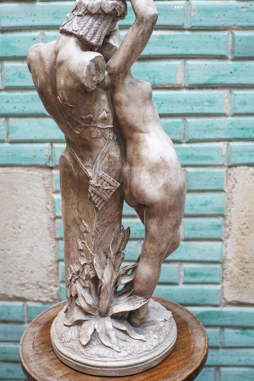 TERRA Cotta "Vertumne e Pomona", Victoriano Codina y Langlin, 1844-1911