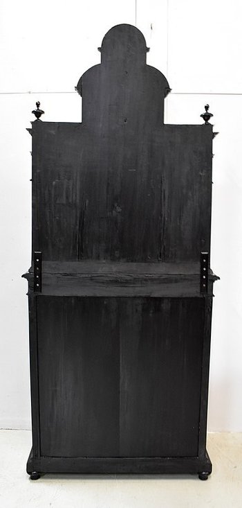 Display cabinet in blackened pear wood, Napoleon III period - 1850