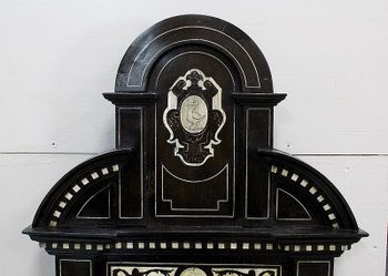 Display cabinet in blackened pear wood, Napoleon III period - 1850