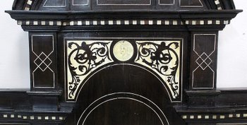 Display cabinet in blackened pear wood, Napoleon III period - 1850