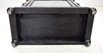 Display cabinet in blackened pear wood, Napoleon III period - 1850