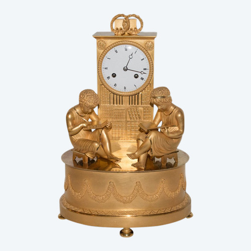 Orologio da biblioteca di epoca impero