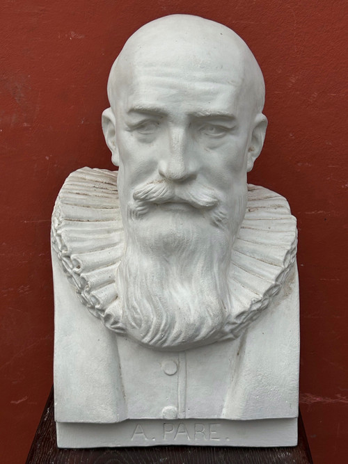Ambroise Paré (1509-1590 ) Chirurgien Du Roi - Buste De Bibliothèque End XIXéme N °7