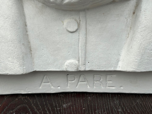 Ambroise Paré (1509-1590 ) Chirurgien Du Roi - Buste De Bibliothèque End XIXéme N °7