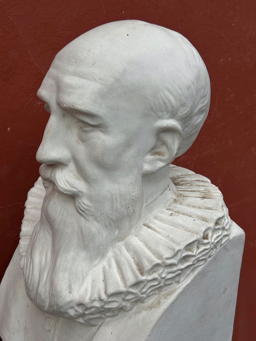 Ambroise Paré (1509-1590 ) Chirurgien Du Roi - Buste De Bibliothèque End XIXéme N °7