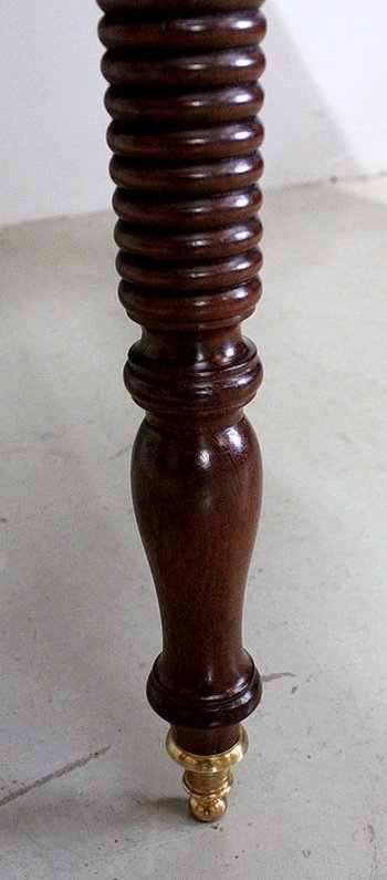 Rectangular Drop-leaf Table, Cuban Mahogany, Louis-Philippe Period - Mid 19th Century