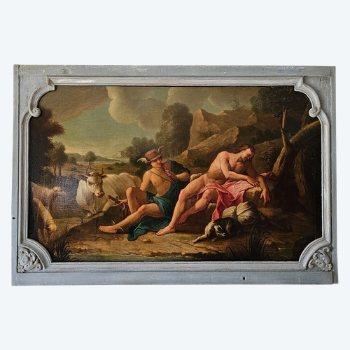 Mercury, Argus and Io, Important 18th-Century Door Sign