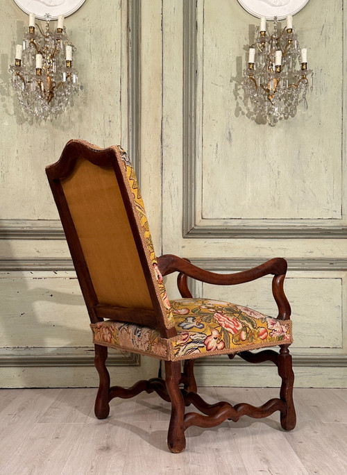 Fauteuil En Noyer d'Epoque Louis XIV XVIIème