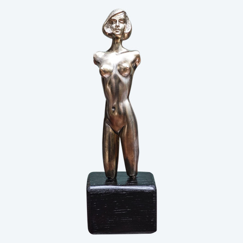 Skulptur FRAU BRONZE ART DÉCO