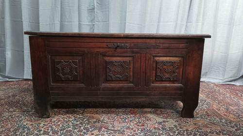 Cassettone in rovere Luigi XIV del XIX secolo