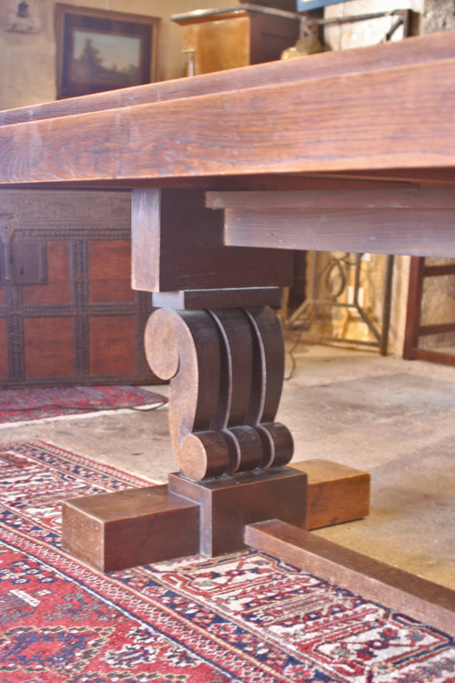 Art Deco table by Victor Courtray (1896-1987)