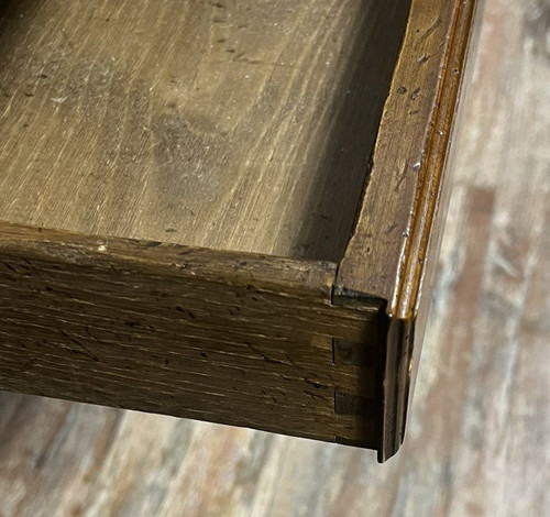 André Mailfert: Magnificent double-sided Louis XV style walnut desk, stamped