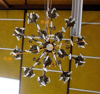  Lustre en Cristal - Milieu XXe 