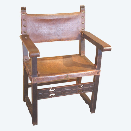Large Fauteuil à bras Haute Epoque