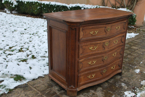Commode Liègoise En Chêne XVIIIe