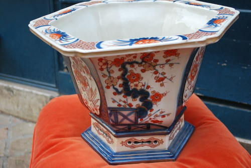 Grand Cache Pot Ou Jardinière Imari By Samson