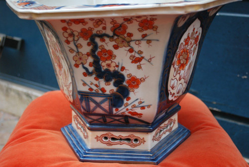 Grand Cache Pot Ou Jardinière Imari By Samson