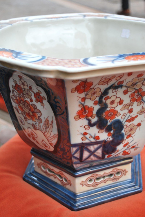 Grand Cache Pot Ou Jardinière Imari By Samson