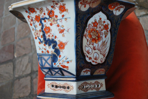 Grand Cache Pot Ou Jardinière Imari By Samson