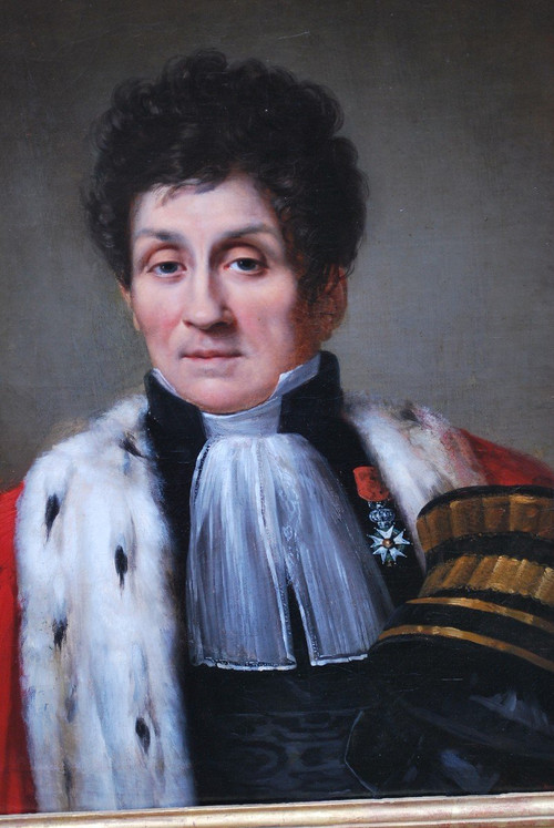 Portrait d'Un Haut Magistrat époque Empire Début XIXe