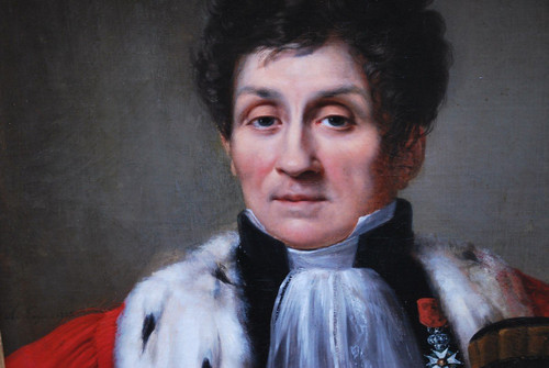 Portrait d'Un Haut Magistrat époque Empire Début XIXe