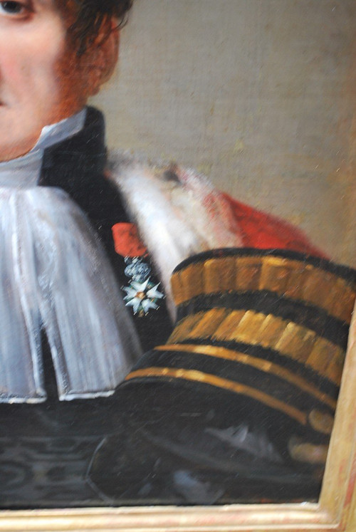 Portrait d'Un Haut Magistrat époque Empire Début XIXe