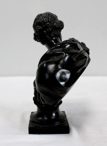  Bronzo "il bacio dato" dopo J-A. Houdon - Seconda metà del XIX secolo