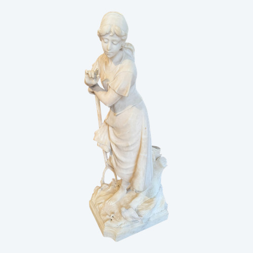 PAYSANNE ALBATRA STATUE 19th century