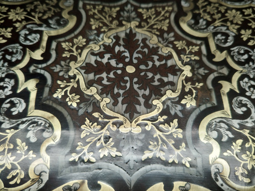 Grande scatola Boulle intarsiata