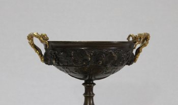  Pair of Bronze Trinkets with Two Patinas, Louis XVI taste - Early 19th century