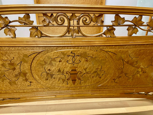 Lit Art Nouveau École de Nancy
