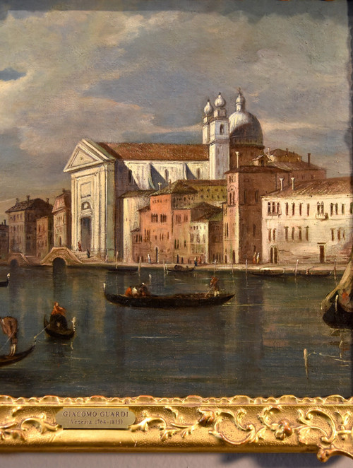 Giacomo Guardi (Venise, 1764 - 1835), Venise Avec Le Canal De La Giudecca