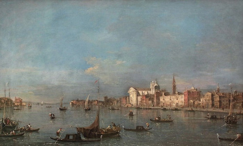 Giacomo Guardi (Venise, 1764 - 1835), Venise Avec Le Canal De La Giudecca
