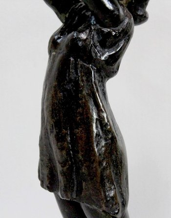  Bronze "the Dancer", by G. Halbout du Tanney - 1st part of the 20th century